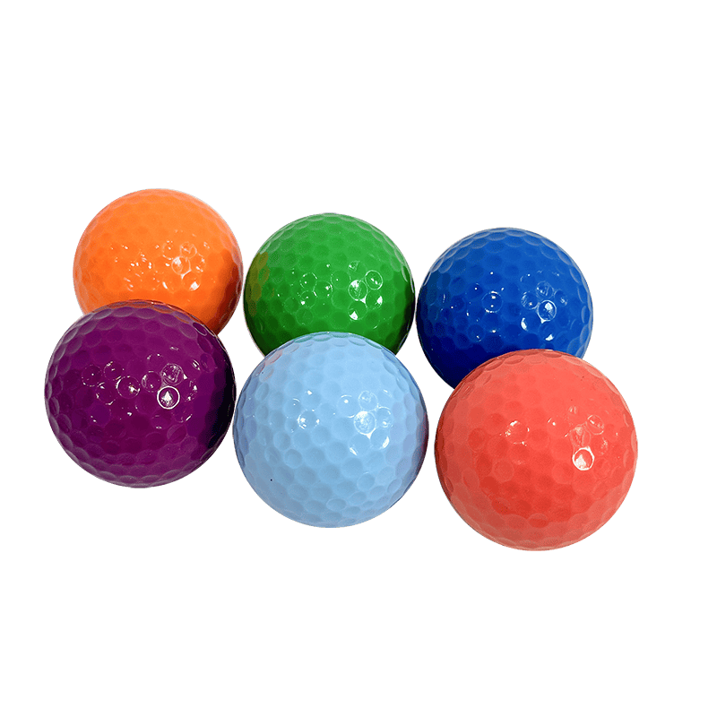 Makukulay na bola ng golf golf